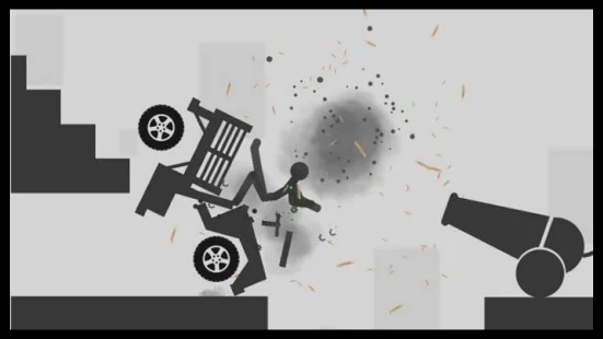 stickman dismounting gameplay