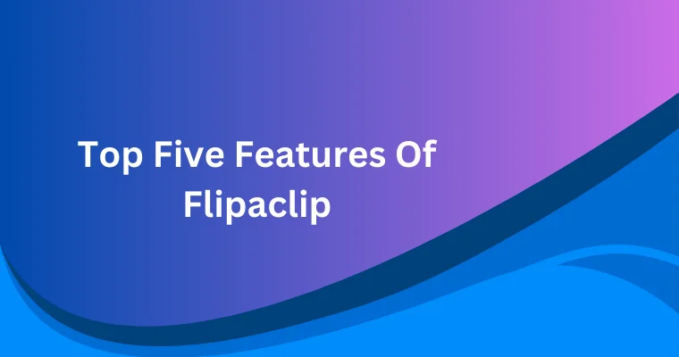 top five features of flipaclip