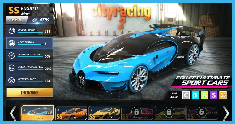 city racing 2 competitions and tasks