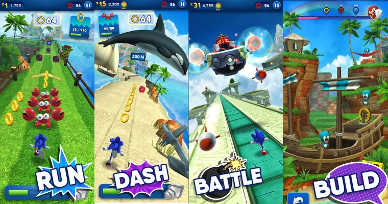 sonic dash mod menu